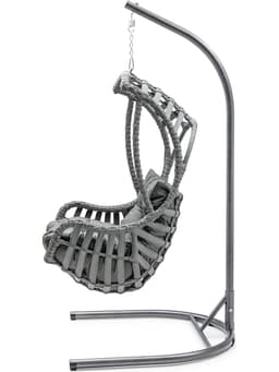 Göcek Tekli Rattan Salıncak - Safranbolu bahçe mobilyası küçük resim 3