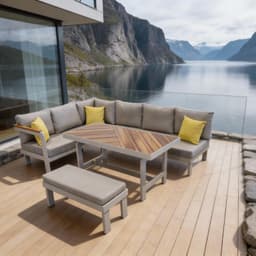 Madrid Köşe Takımı - Safranbolu bahçe mobilyası küçük resim 1