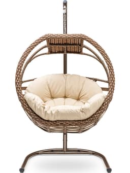 Bergama Tekli Rattan Salıncak - Safranbolu bahçe mobilyası küçük resim 2