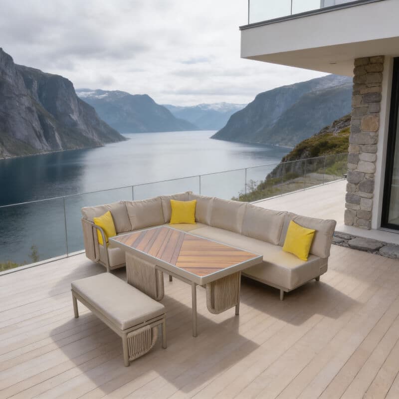 Roma Köşe Takımı - Safranbolu Bahçe Mobilyası