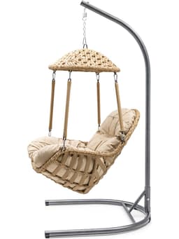 Osaka Tekli Rattan Salıncak - Safranbolu bahçe mobilyası küçük resim 2