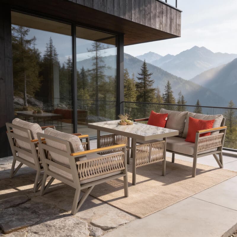 Nairobi İkili Oturma Grubu - Safranbolu Bahçe Mobilyası