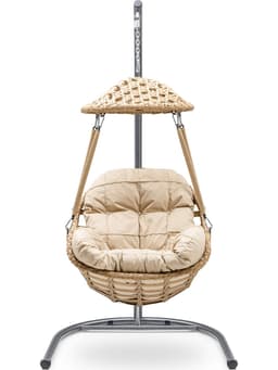 Osaka Tekli Rattan Salıncak - Safranbolu bahçe mobilyası küçük resim 4