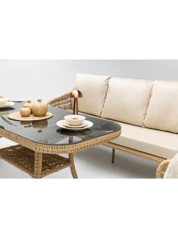 Vizyon Üçlü Oturma Grubu - Safranbolu bahçe mobilyası küçük resim 5