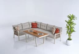 Artemis Plus Bahçe Köşe Takımı - Safranbolu bahçe mobilyası küçük resim 1