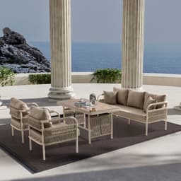 Tokyo Üçlü Oturma Grubu - Safranbolu bahçe mobilyası küçük resim 1