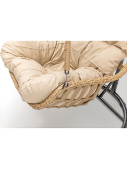 Osaka Tekli Rattan Salıncak - Safranbolu bahçe mobilyası küçük resim 3