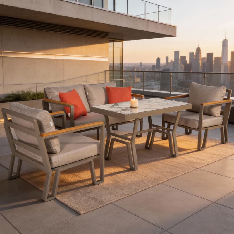 Moskova İkili Oturma Grubu - Safranbolu Bahçe Mobilyası