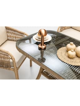 Vizyon Üçlü Oturma Grubu - Safranbolu bahçe mobilyası küçük resim 4