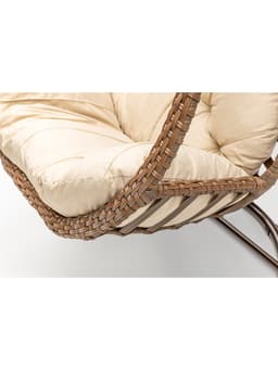 Bergama Tekli Rattan Salıncak - Safranbolu bahçe mobilyası küçük resim 4