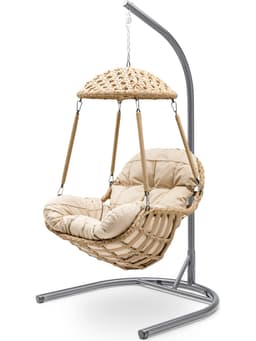 Osaka Tekli Rattan Salıncak - Safranbolu bahçe mobilyası küçük resim 1