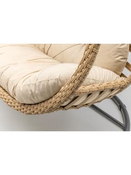 Bergama Çiftli Rattan Salıncak - Safranbolu bahçe mobilyası küçük resim 4